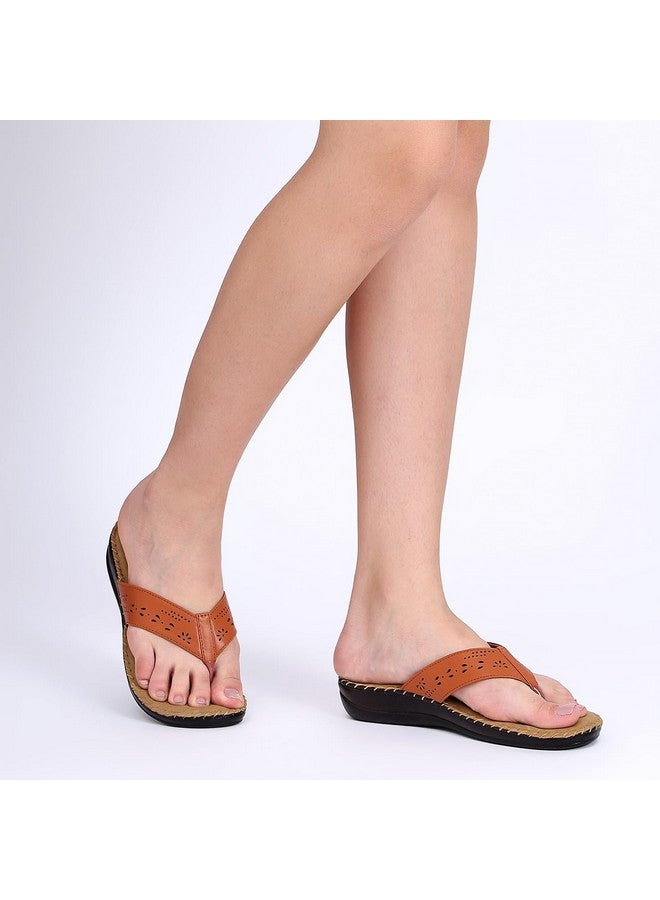 Trase شباشب ونعال نسائية من TRASE | حذاء دكتور أورثو المريح للنساء والفتيات | خفيف الوزن، نعل داخلي ناعم، مريح وأنيق | أحذية لمرضى السكري والعظام - لون بني، 7 المملكة المتحدة - Image 3