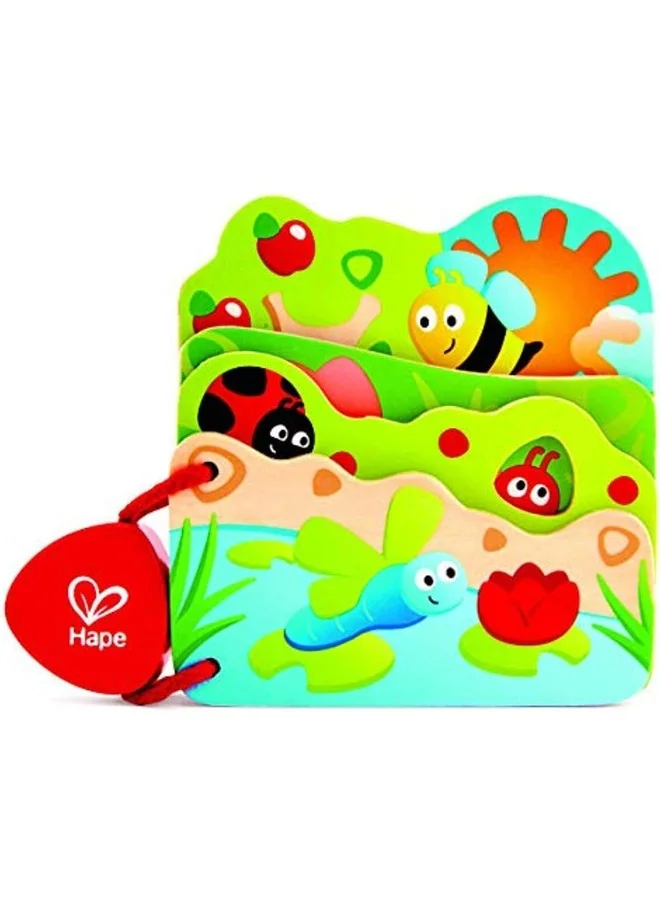 هيب Hape Baby's Bug-Themed Educational Wooden Book