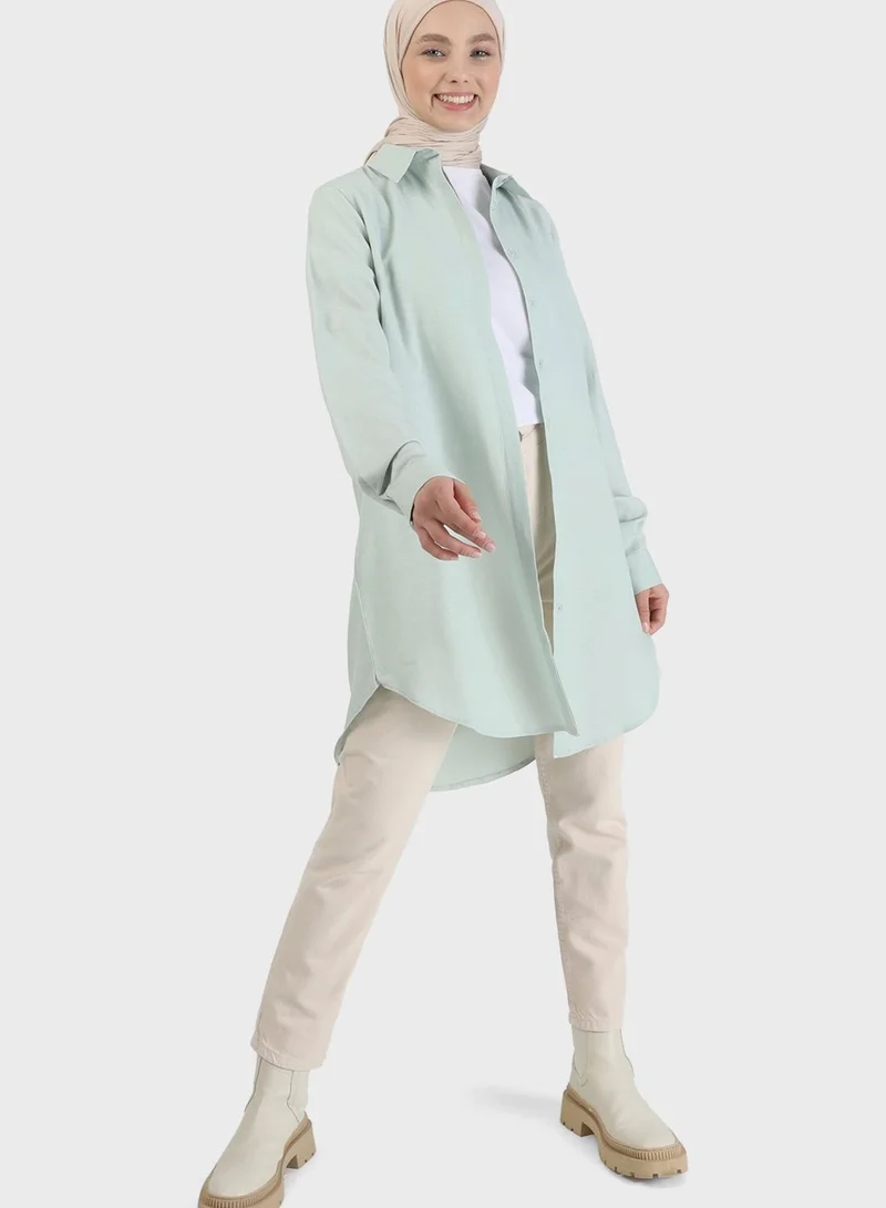 Refka by modanisa Button Down Tunic