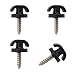 BDZMC 4PCS Car Cargo Net Hooks Tie Down Hanging Fastener Cargo Net Hardware Kit Storage Organizer Net Clips Car Trunk Hook Screw Universal Mesh Pocket Hook for Most Cars - Image 2