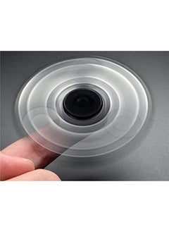 Premsons Premsons® Hand Spinner Desk Toy - High Speed Smooth Finger Spin Sensory Fidget Stress Relief Game Play for Kids & Adults - Birthday Party Gift - Combo - Black+ Rainbow Splash Triangular Head  - Image 5