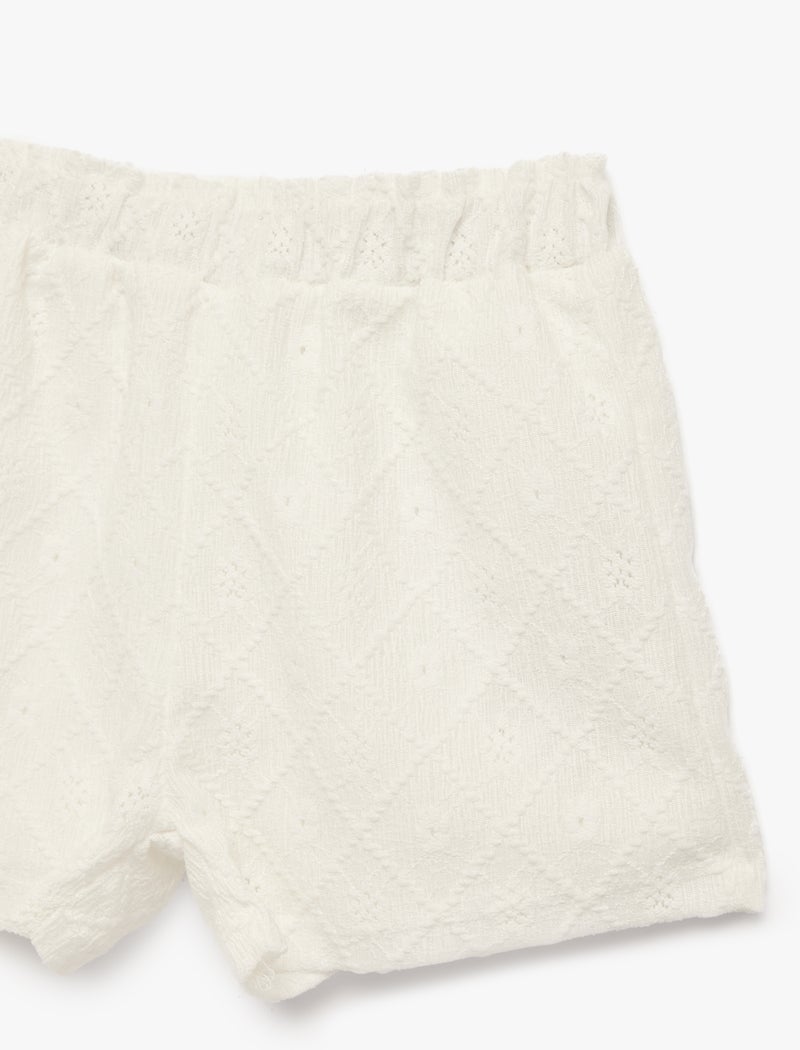 KOTON Eyelet Shorts - Image 5