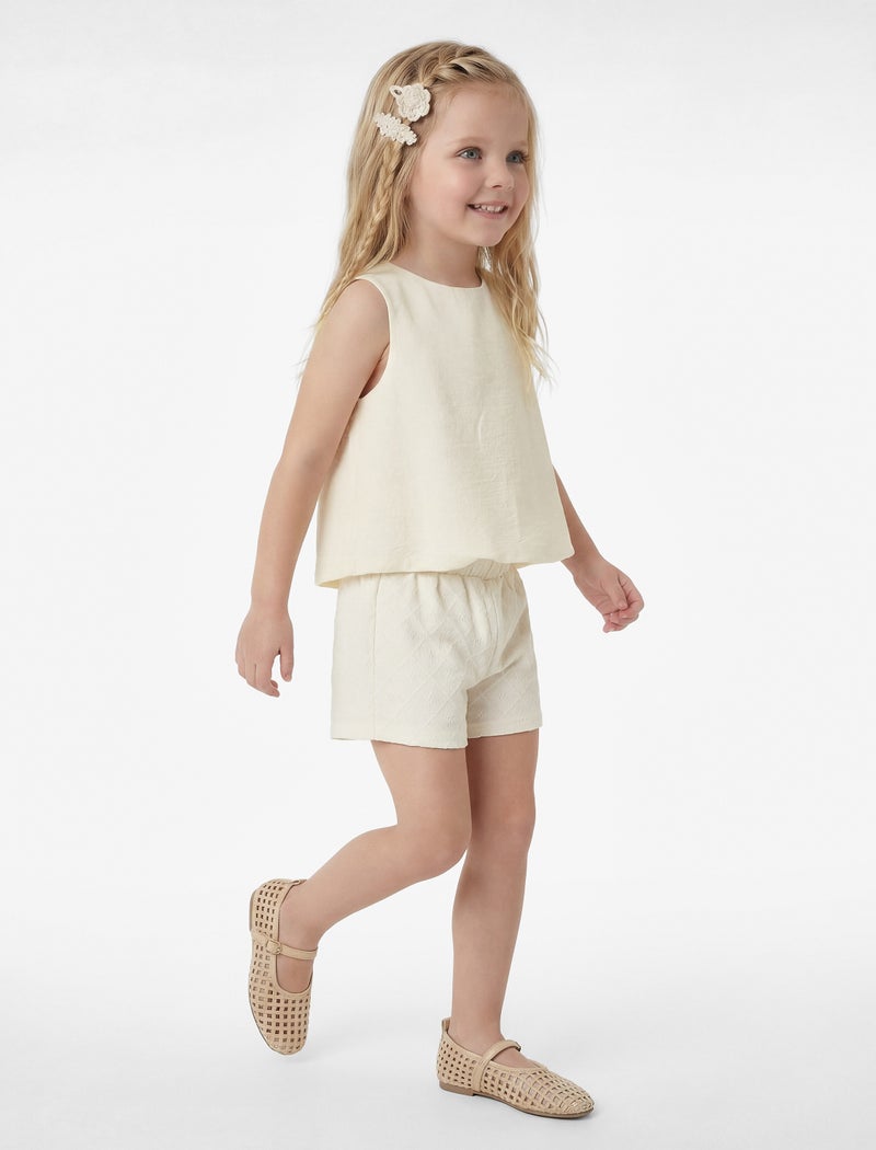KOTON Eyelet Shorts - Image 1