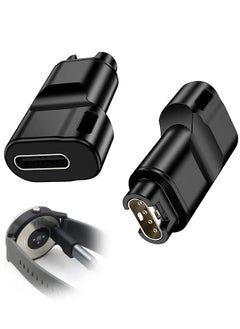 HY Sports Watch Charger to Type C Adapter, 2 Pack Compatible with Garmin Fenix 7/7S/7X/6S/6/6X/5S/5/5X, Instinct 1/2/2S/Tide/Tactical, Forerunner, Vivomove,Vivoactive,Venu Series and More  - Image 1