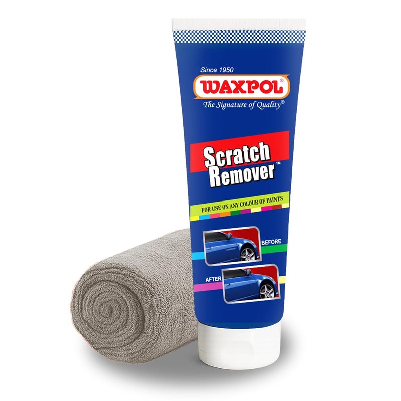 Waxpol مزيل الخدوش واكس بول 150 جرام مع ميكروفايبر - Image 1