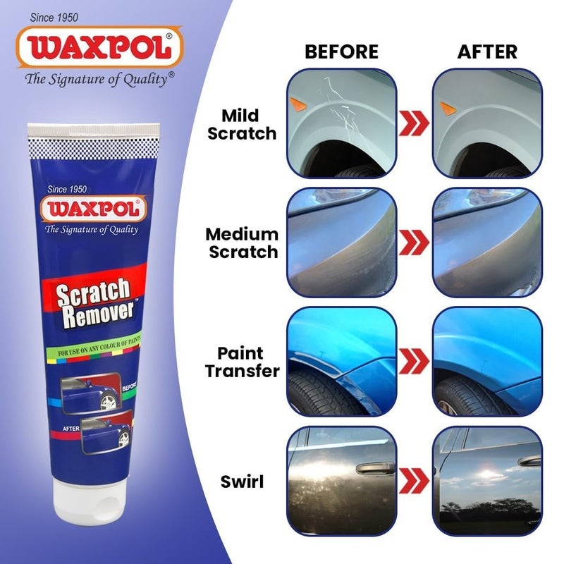 Waxpol مزيل الخدوش واكس بول 150 جرام مع ميكروفايبر - Image 5