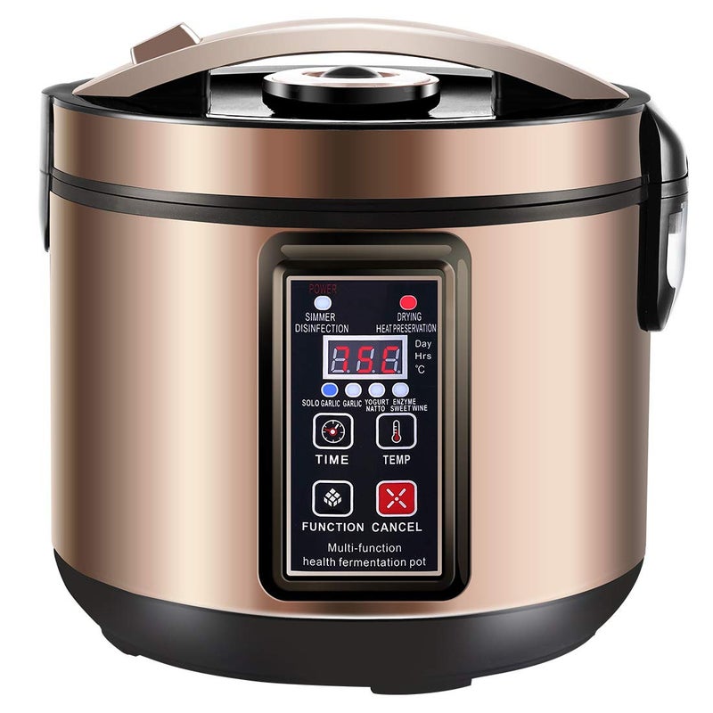MLGB 6L Black Garlic FermenterYogurt Maker with Adjustable Temperature Time ControlKimchi machineSweet Rice Wine Maker Full AutomaticNatto MakerFCC UL Listed