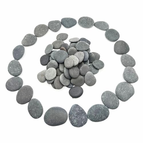 Lifetop 30PCS Painting Rocks, 2"-3" Inches DIY Rocks Flat & Smooth Kindness Rocks for Arts, Crafts, Decoration, Natural River Rocks for Painting,Hand Picked for Painting Rocks - Image 2