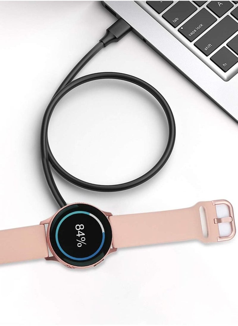 Smart Watch Charger, Compatible with Samsung Galaxy Watch 4/3/Active 2/Active Charger, Replacement USB Charging Cable Cord Dock for Samsung Galaxy Watch 4/Galaxy Watch 3 - Image 3