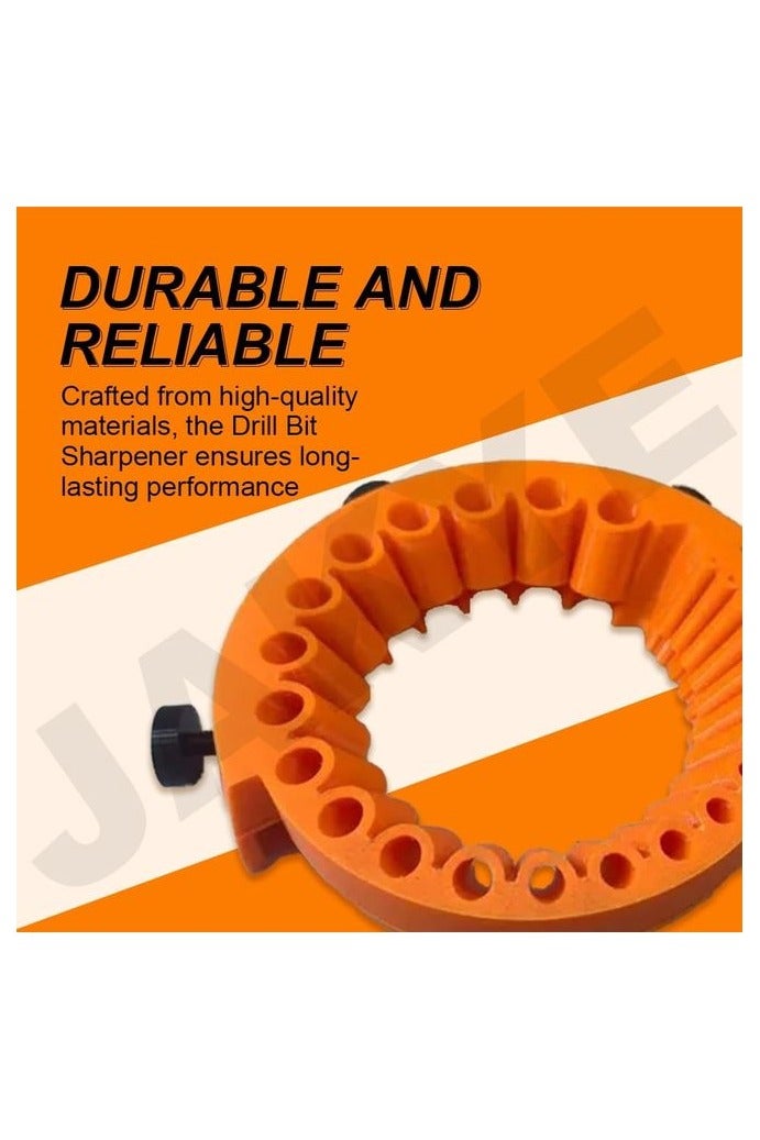 HOMESTAR Drill Bit Sharpener, Power Drill Bit Grinding Attachment, Old Drill Bit Grinder, Giant Blade Angle Grinder for Grinding Drill Bits, 2 to 13 Mm Drill Bits for Grinding 125 Mm Grinder, Made of Plastic, No Electricity Required - Image 5