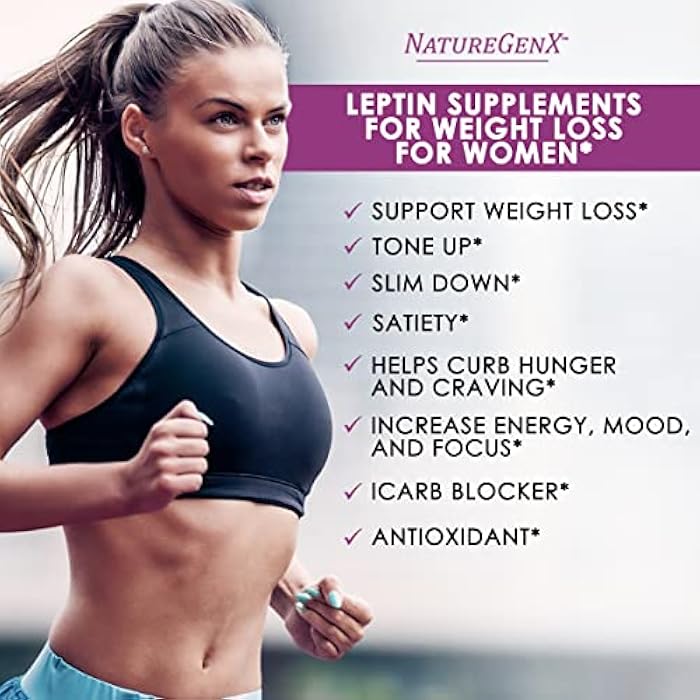 NatureGenX ليبتين إكس تي - مكملات ليبتين لفقدان الوزن للنساء، حبوب حرق الدهون الصحية، حبوب حرق الدهون بقوة متقدمة لفقدان الوزن للنساء، حبوب حرق الدهون والنظام الغذائي المثالية للنساء، 60 حبة. - Image 3