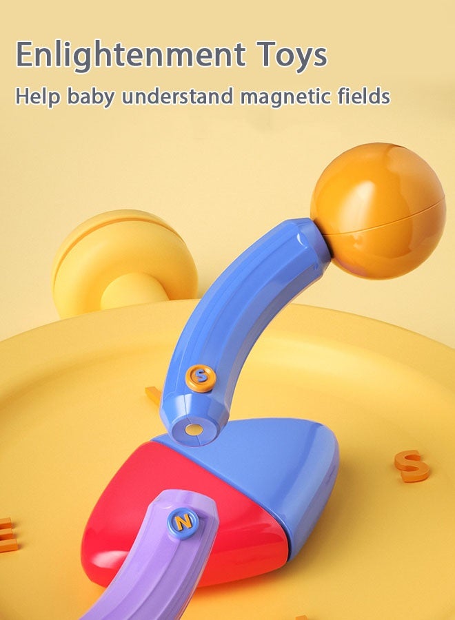 Kids Magnetic Bar, Magnetic Building Sticks STEM Educational Sensory Toy Preschool Learning Montessori Toys for Toddlers Boys Girls Ages 3-8, Gift for Kid’s Educational Learning, 64Pcs - Image 5