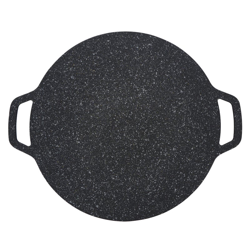 Barbecue Plate Reusable Easy Clean High Thermal Conductivity Coating Surface Grill Pan for Hiking Camping 34cm/13.38in - Image 4