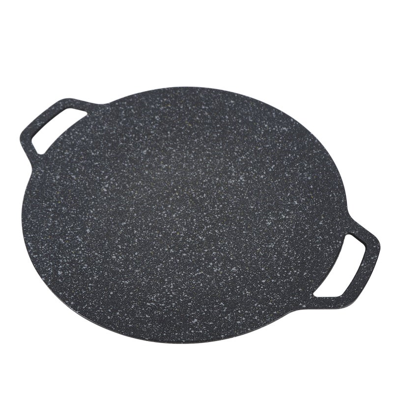 Barbecue Plate Reusable Easy Clean High Thermal Conductivity Coating Surface Grill Pan for Hiking Camping 34cm/13.38in - Image 3