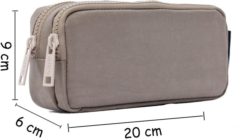 Nemo Bags Pencil Case Large Kaff Crinkle Waterproof Double Compartment Pocket Wallet Type Pencil Case 