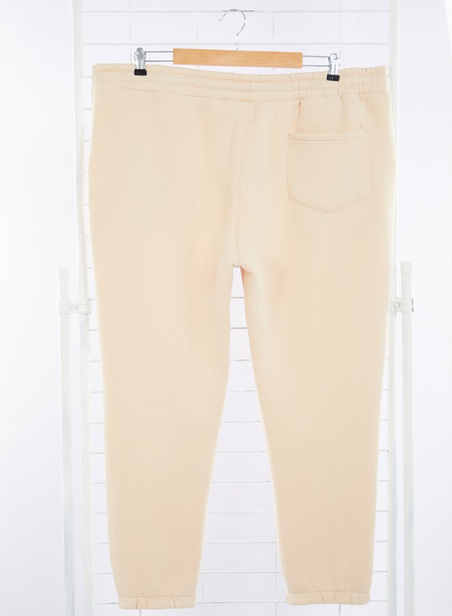 trendyol Stone Plus Size Regular/Normal Cut Elastic Leg Jogger Fleece Sweatpants TMNAW24AJ00002 - Image 2