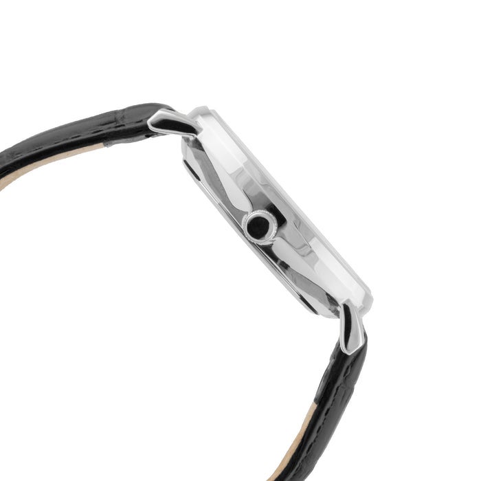 ELIZ ES8926G1SSN SS Caseback & Leather Strap Multifunction Men's Watch - Image 3