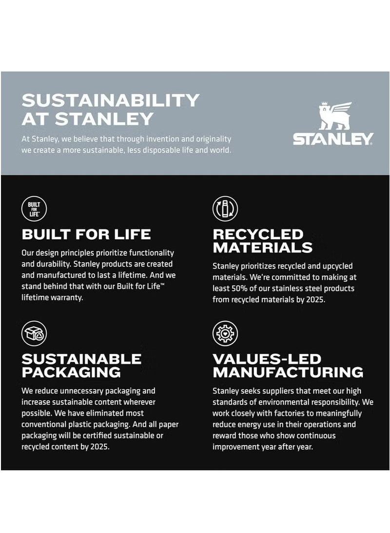 Stanley 30oz Stainless Steel Tumbler - Vacuum Insulated Water Bottle for Home, Office or Car Reusable Cup with Straw Leak Resistant Flip Cold for 12 Hours or Iced for 2 Days, 30oz - Image 4