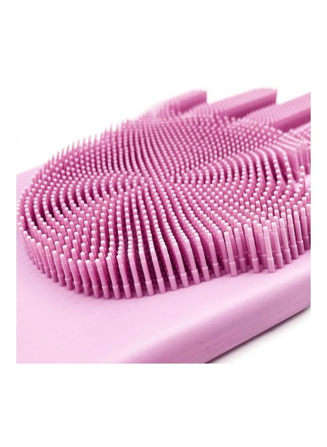 Waterproof Cleaning Gloves Pink 34cm - Image 2