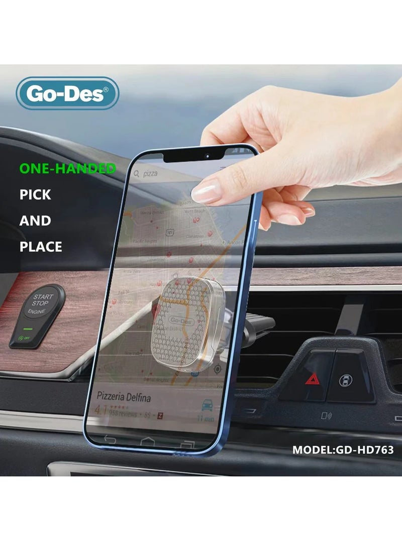 Go-Des Magnetic Car Phone Holder Stand HD-763 - Image 2