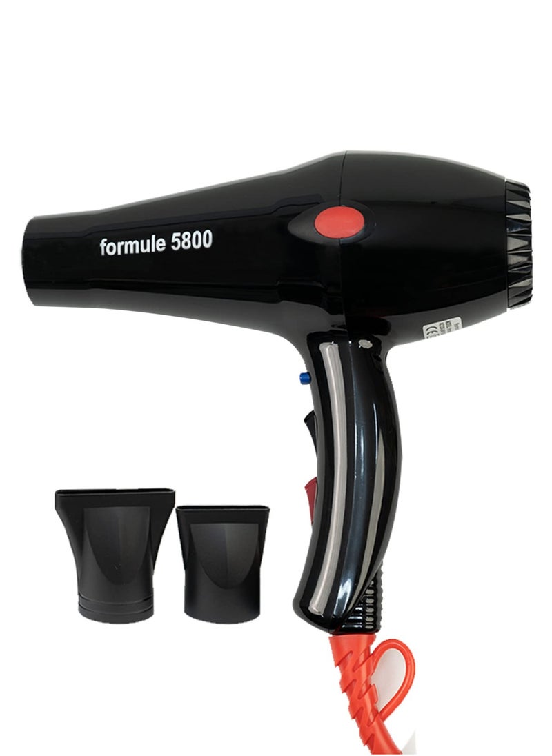 Hair Dryer Powerful Blow Dryer for Personal and Salon Use 2500W Black