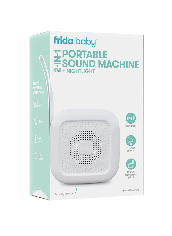 فريدا بيبي 2-in-1 Portable Sound Machine + Nightlight