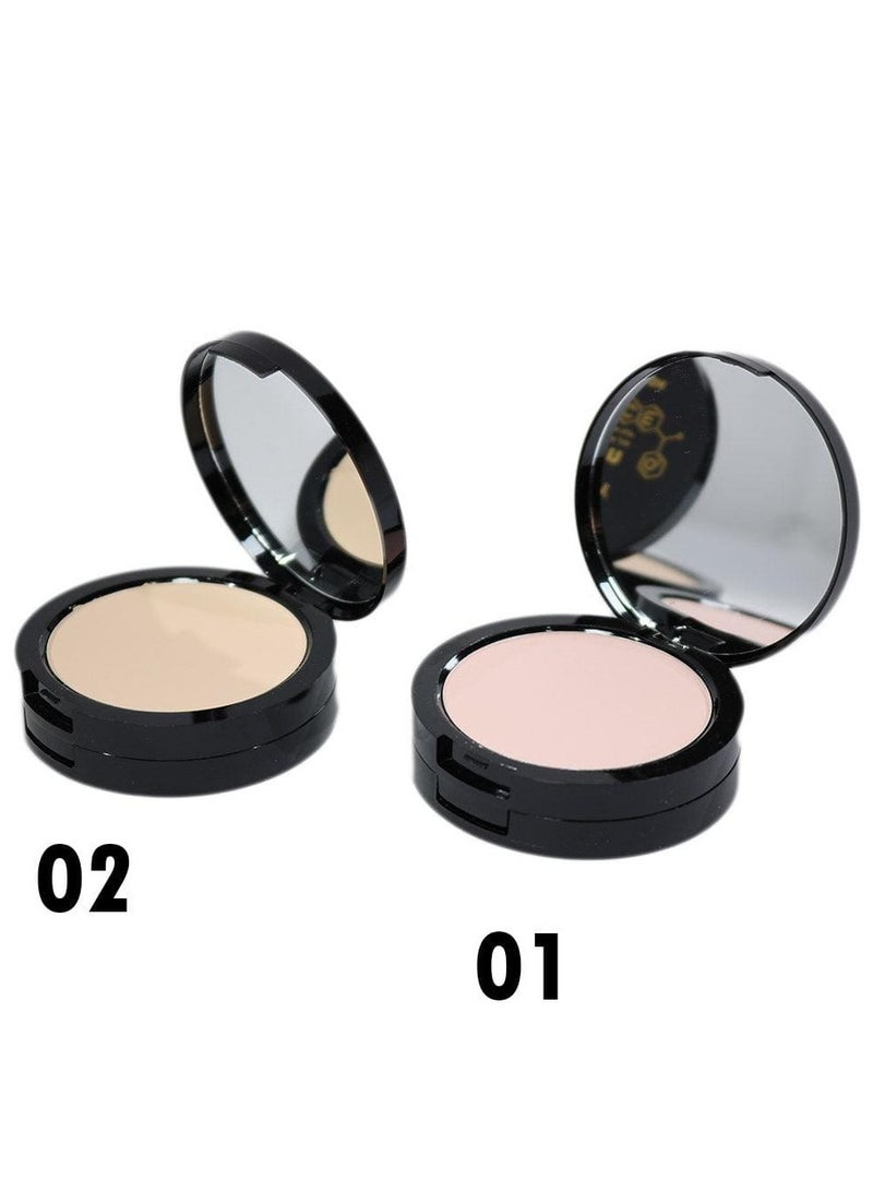 Beauty City Matte Perfection Powder 2in1 Highlighter Oil Control (01 Natura Beige)  - Image 3