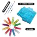 Positive Art UV Face & Body Paint Kit â€“ 12 Neon Colors (1 oz Each) + 60 Stencils & 3 Brushes | Blacklight Glow Paint, Safe & Washable Body Art for Festivals, Clubs & Parties - Image 3