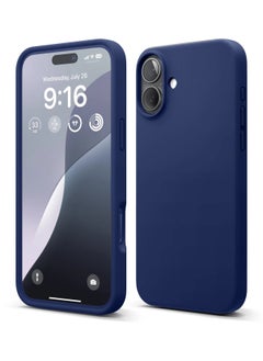 Mida iPhone 16 Plus Silicone Case Cover, full body protection case with a soft silky feel, shockproof cover with microfiber lining  - Image 1