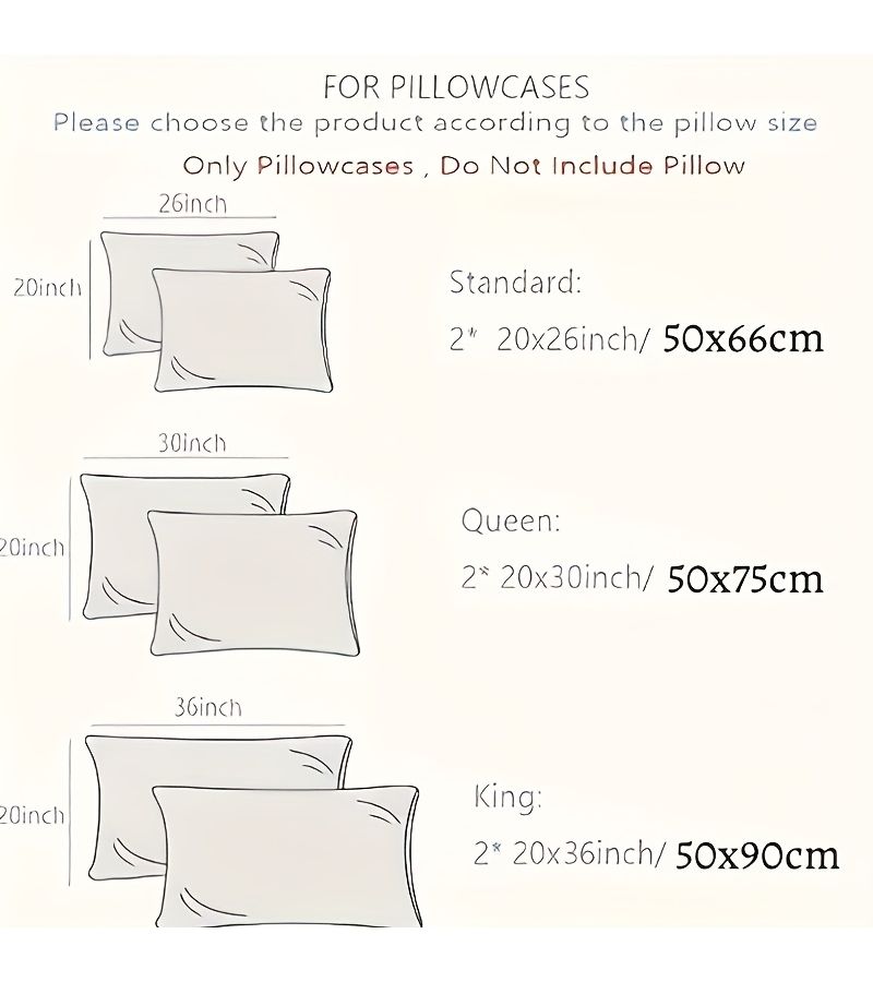 Purple Set Of 2 Satin Pillowcases Soft Breathable Polyester Smooth Queen Size - Image 3