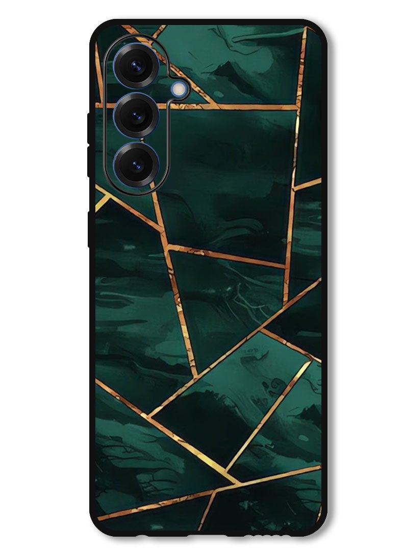 Theodor Protective Case Anti Scratch Shock Proof Bumper Cover For Samsung Galaxy S25 Green Pattern - Image 1