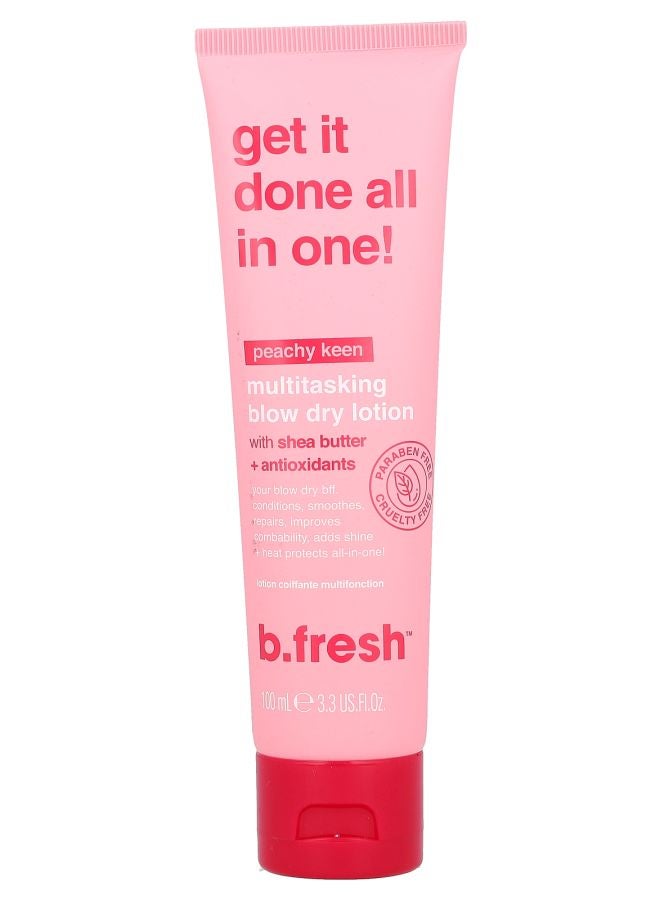 Multitasking Blow Dry Lotion Peachy Keen 3.3 fl oz (100 ml)