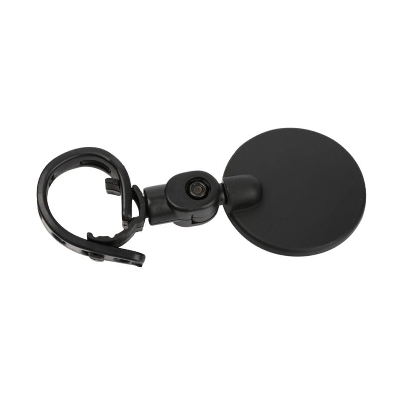 2Pcs Adjustable Bike Mirrors Handlebar Rearview Mirror for Cruiser Bicycle Black - Image 2