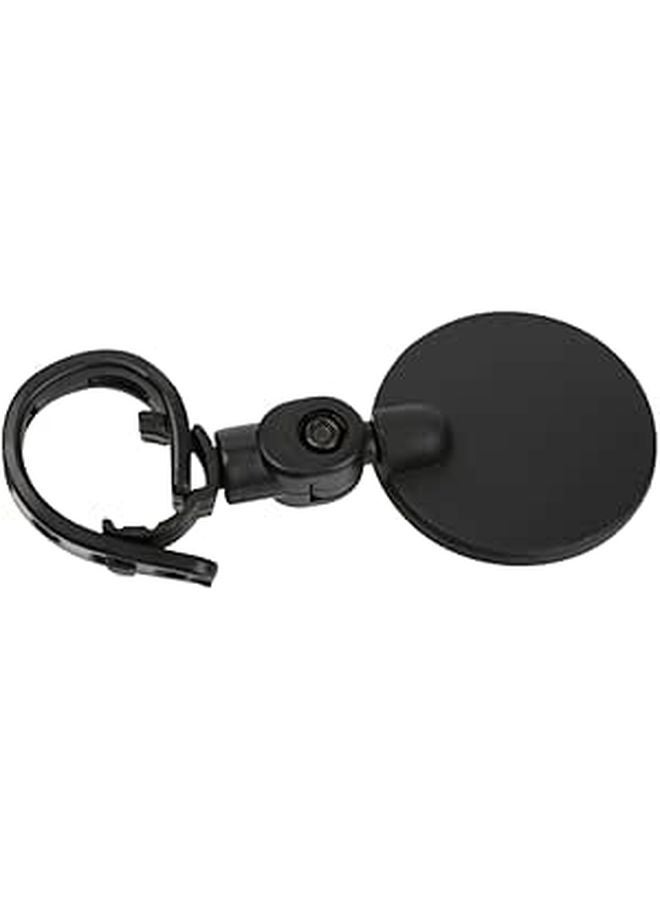 2Pcs Adjustable Bike Mirrors Handlebar Rearview Mirror for Cruiser Bicycle Black - Image 1