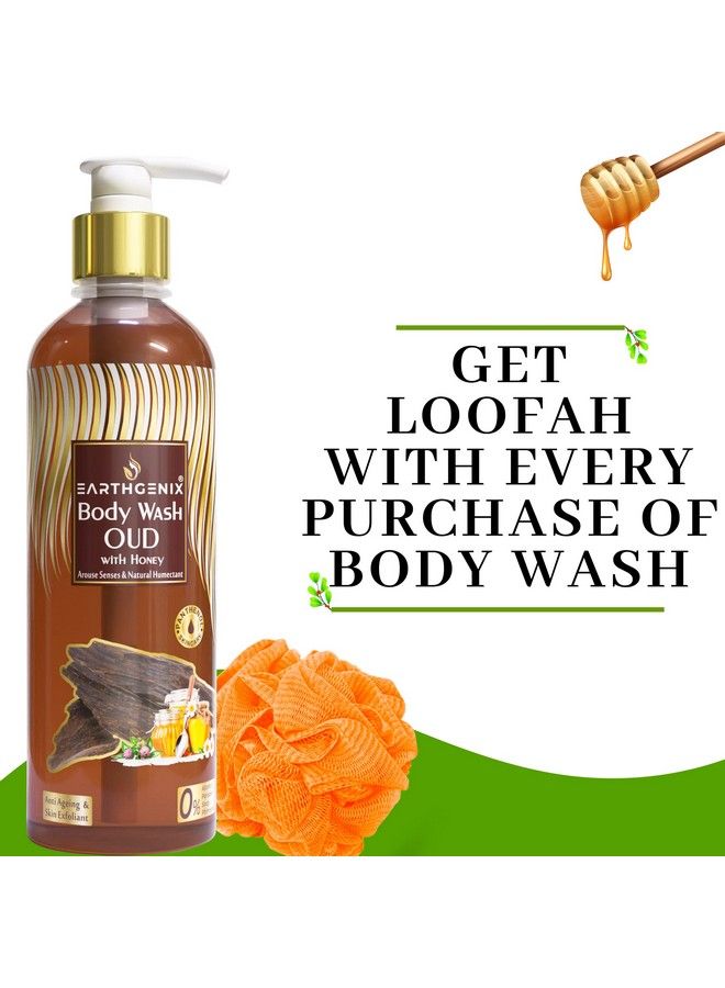 Earthgenix Body Wash Oud With Honey (300Ml) (Loofah Free) For Anti Ageing & Skin Exfoliant ; All Skin Types ; For Men And Women - Image 5