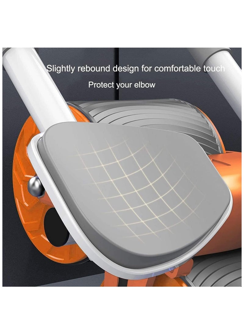 Generic - Abdominal Exercise Wheel, Automatic Rebound Ab Roller with Elbow Support, Non-Slip, Double Wheels for Core Strength & Abdominal Workout - Image 1