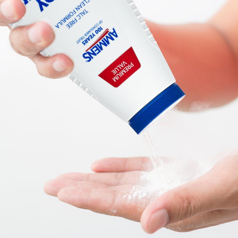 Ammens Original Body Powder - Talc Free Body Powder with Naturally Derived Cornstarch - Free from Dye and Parabens - Soothes Itchy Skin - 11 oz - Image 4