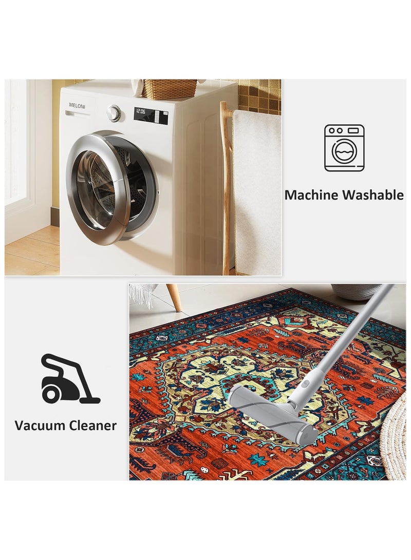 آنا سجادة كريستال مخملية غير قابلة للانزلاق بحجم 80*120 سم لغرفة المعيشة المنزلية耐用 - Image 2