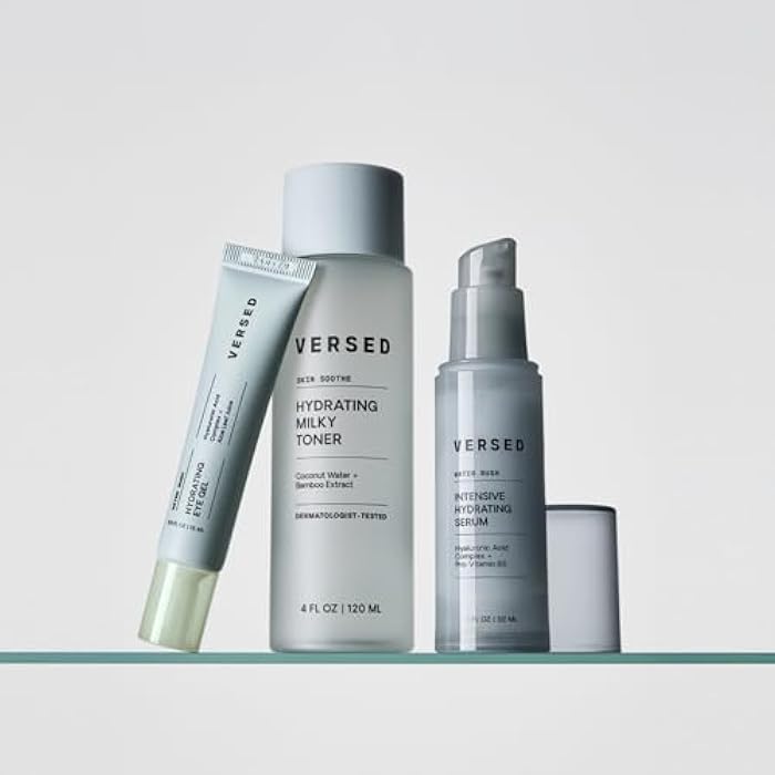 Versed Water Rush Intensive Hydrating Serum - Hyaluronic Acid Serums for Face with Vitamin B5 - Lightweight Face Serum for Dry Skin - Sensitive Skin-Approved & Clinially Tested (1 fl oz) - Image 5