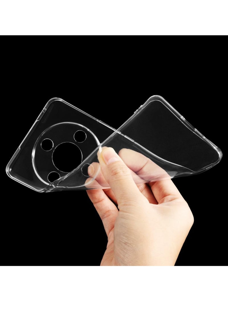 My Choice غطاء حماية من السيليكون لكامل الجسم لهاتف Honor X9B شفاف - Image 3