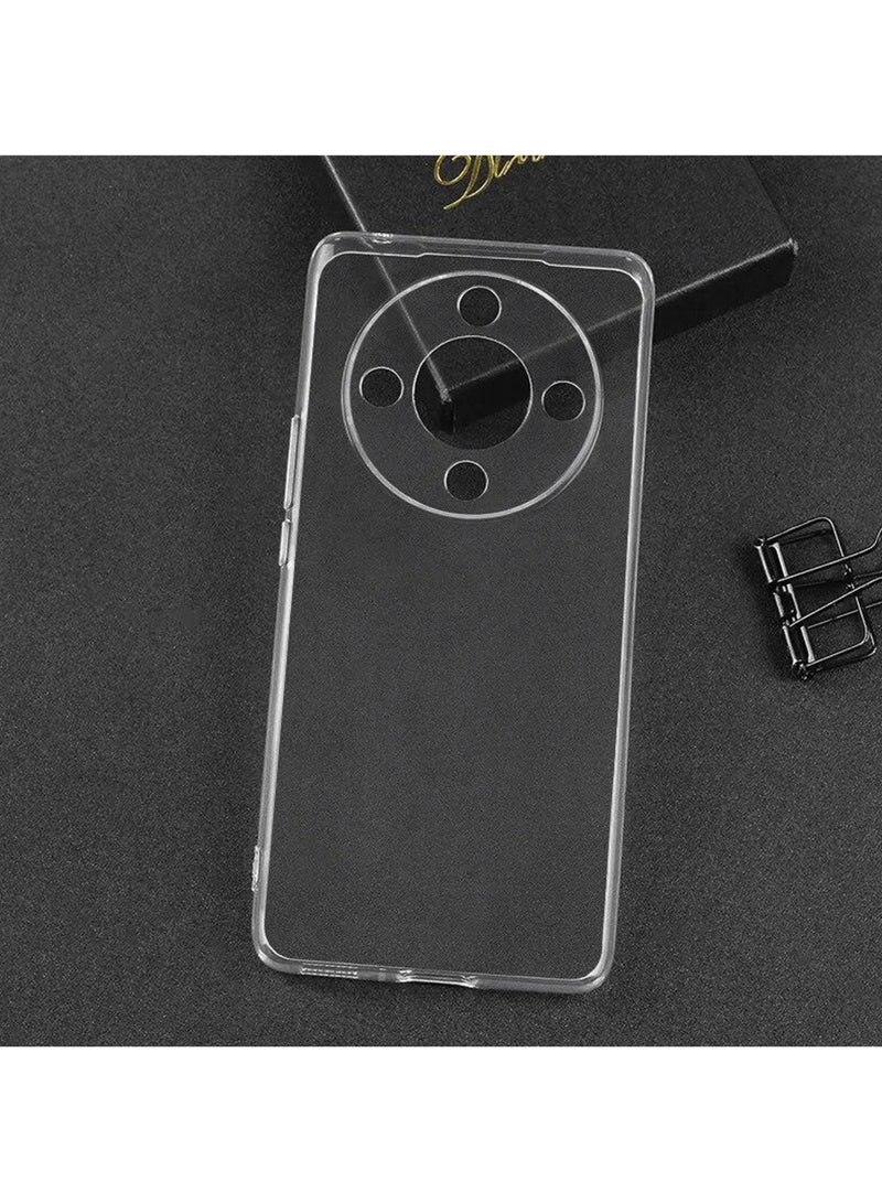 My Choice غطاء حماية من السيليكون لكامل الجسم لهاتف Honor X9B شفاف - Image 2