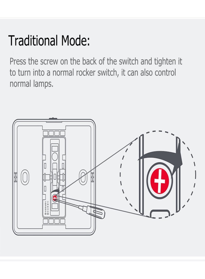 Yeelight Wirelessly Smarts Switch 16A Light Controller Compitable with Mijia Mi Home AC250V/16A Single Button - Image 3