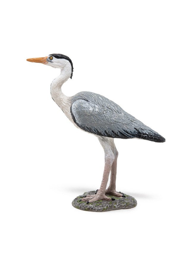 Papo Papo -Hand-Painted - Figurine -Wild Animal Kingdom -Grey Heron -50274 -Collectible - for Children - Suitable for Boys and Girls- from 3 Years Old - Image 2