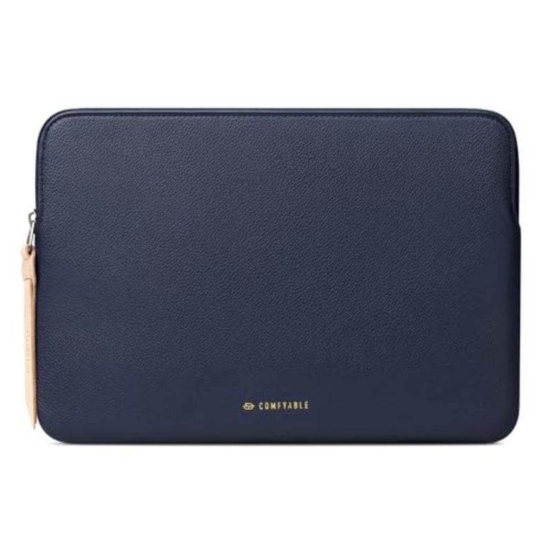 حافظة تابلت رفيعة لجهاز iPad Air 11 وiPad Pro 11، جلد PU، أزرق منتصف الليل، مقاومة للماء مع حامل قلم رصاص وتوافق لوحة المفاتيح - Image 1