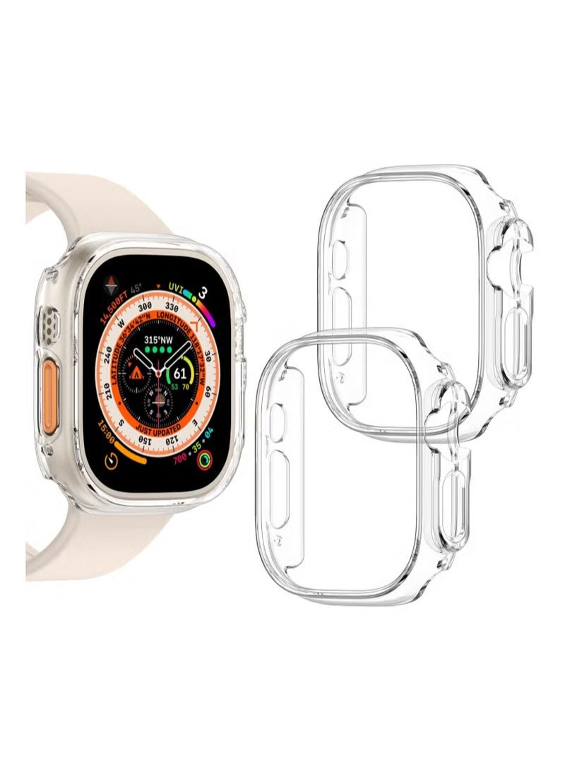 Bastec - Smart Watch 7in1 Deluxe Edition  Waterproof IP67 With Health Fitness Tracker Sport Watch Supports NFC with 7 Bracelets and Protection Cover 49MM-Multicolour - Image 1