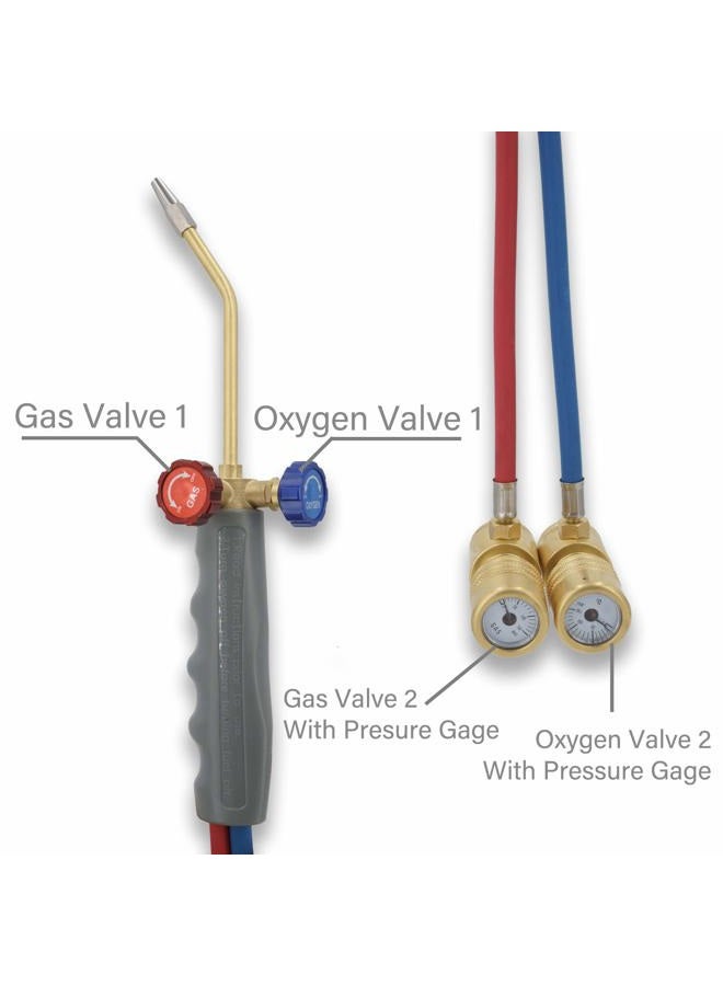 Cybring Pressure Gauges MAPP/Oxygen Welding Torch - Image 4