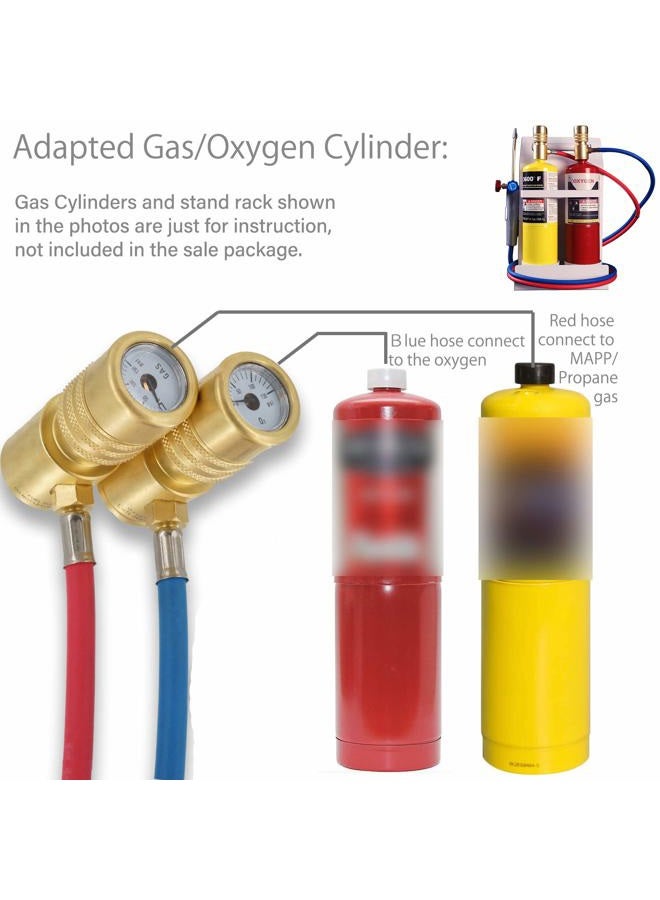 Cybring Pressure Gauges MAPP/Oxygen Welding Torch - Image 2