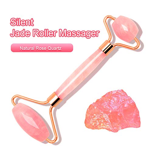 Sei Regina Jade Roller for Face - Rose Quartz Face Roller Skin Care - Stone Facial Roller, Face Massager for Women, Relieve Stress, Remove Wrinkles Eye Puffiness - Image 3