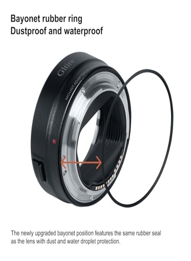 Gltire Suitable for Canon EF/EF-S Lens to EOS R RP R3 R5 R5II R6 R7 R8 R10 R50 R100 Series mirrorless Cameras, autofocus EF to R Bayonet Adapter - Image 3