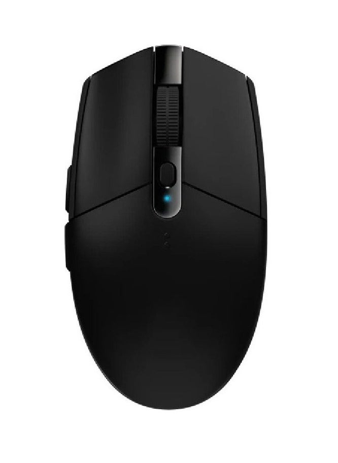 ماركة غير محددة - ماوس الألعاب اللاسلكي Lightspeed Logitech G304، تصميم ميكانيكي خفيف الوزن واستخدام بطارية فائق الكفاءة، مستشعر البطل 12000 نقطة في البوصة نطاق التشغيل - 10 متر مع جهاز استقبال USB صغير، متوافق مع أجهزة الكمبيوتر الشخصية وأجهزة Mac والكمبيوتر المحمول - أسود - Image 1
